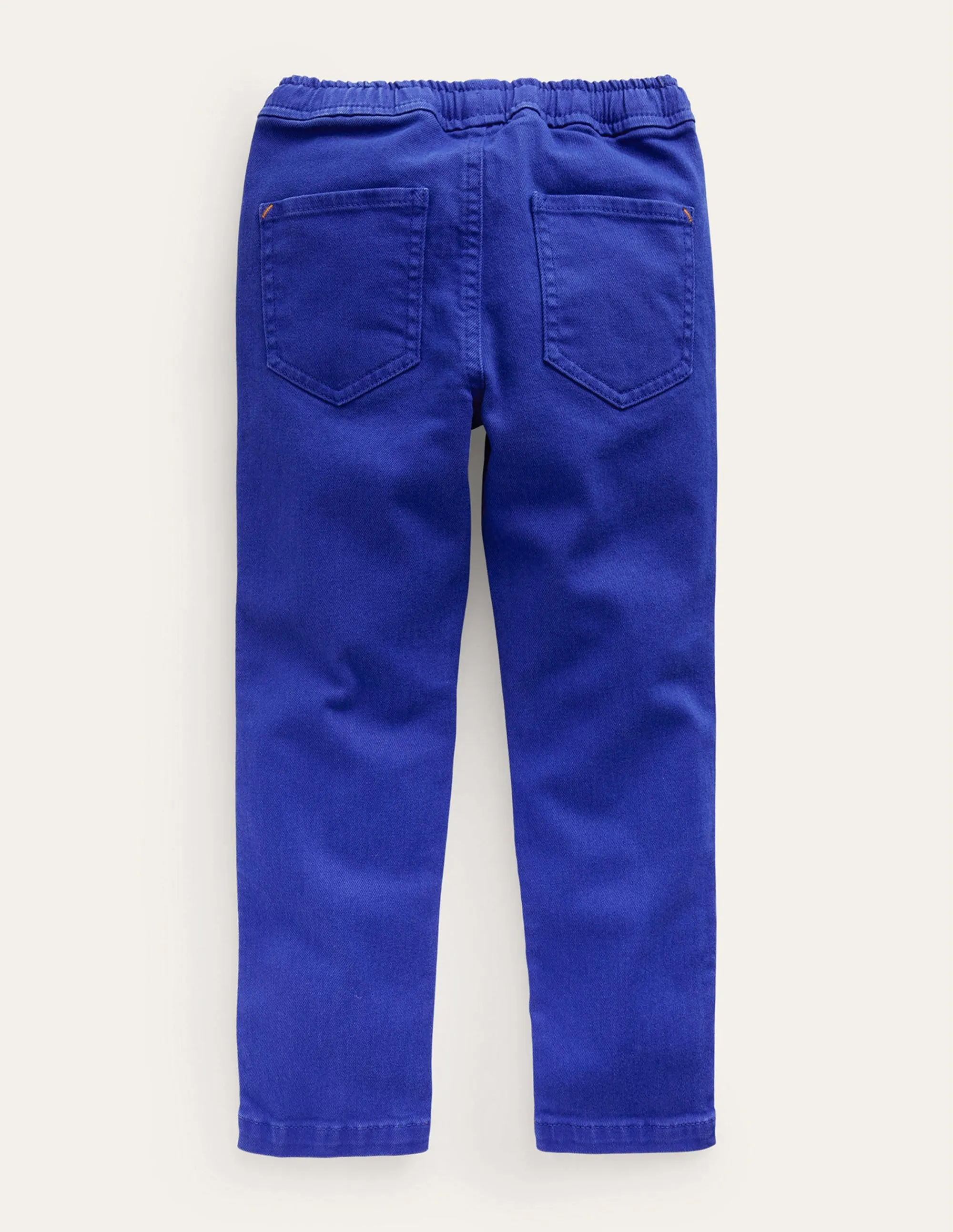 Washed Relaxed Slim Pull-On-Bluing