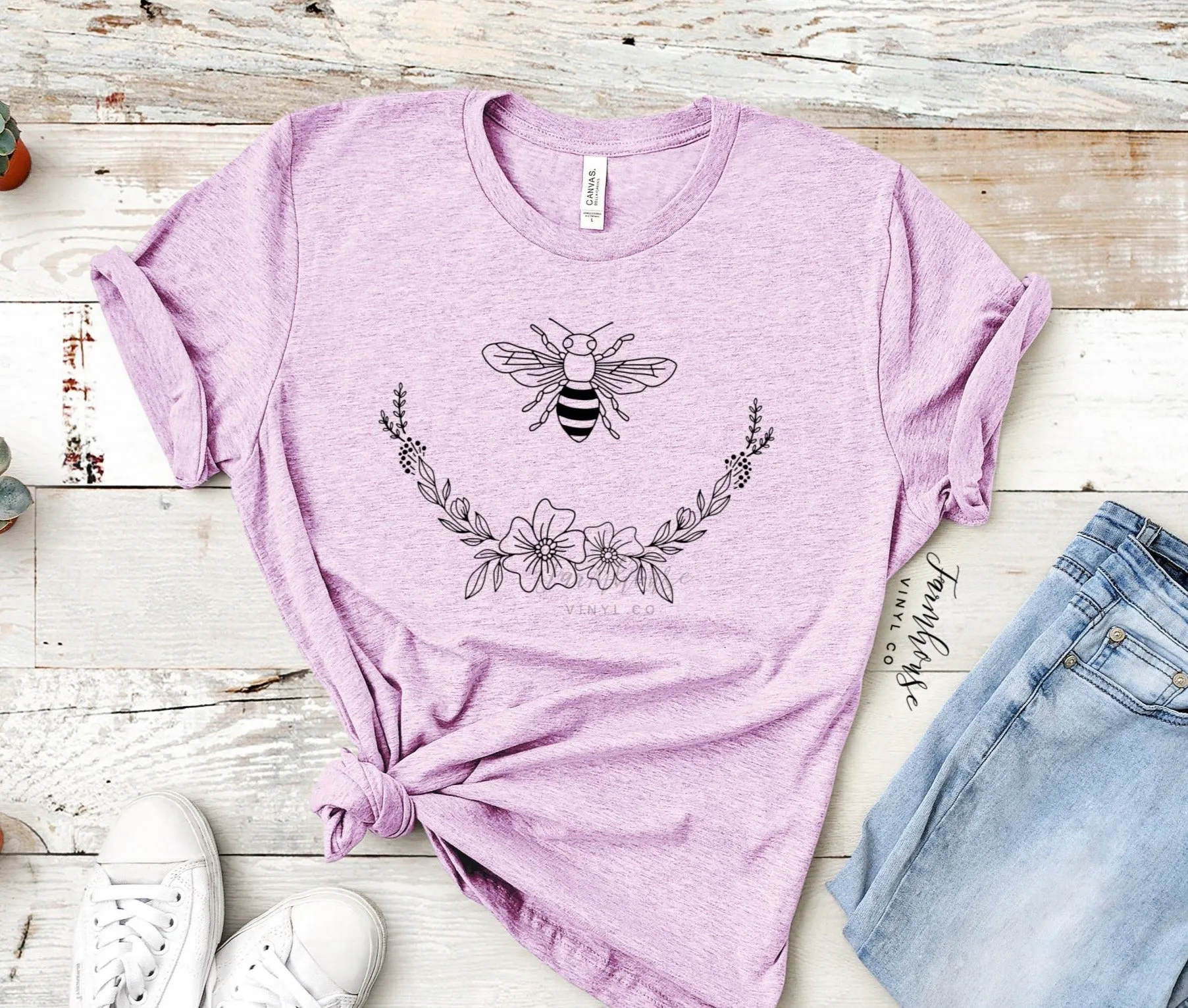 Wildflowers and Bee Shirt Collection