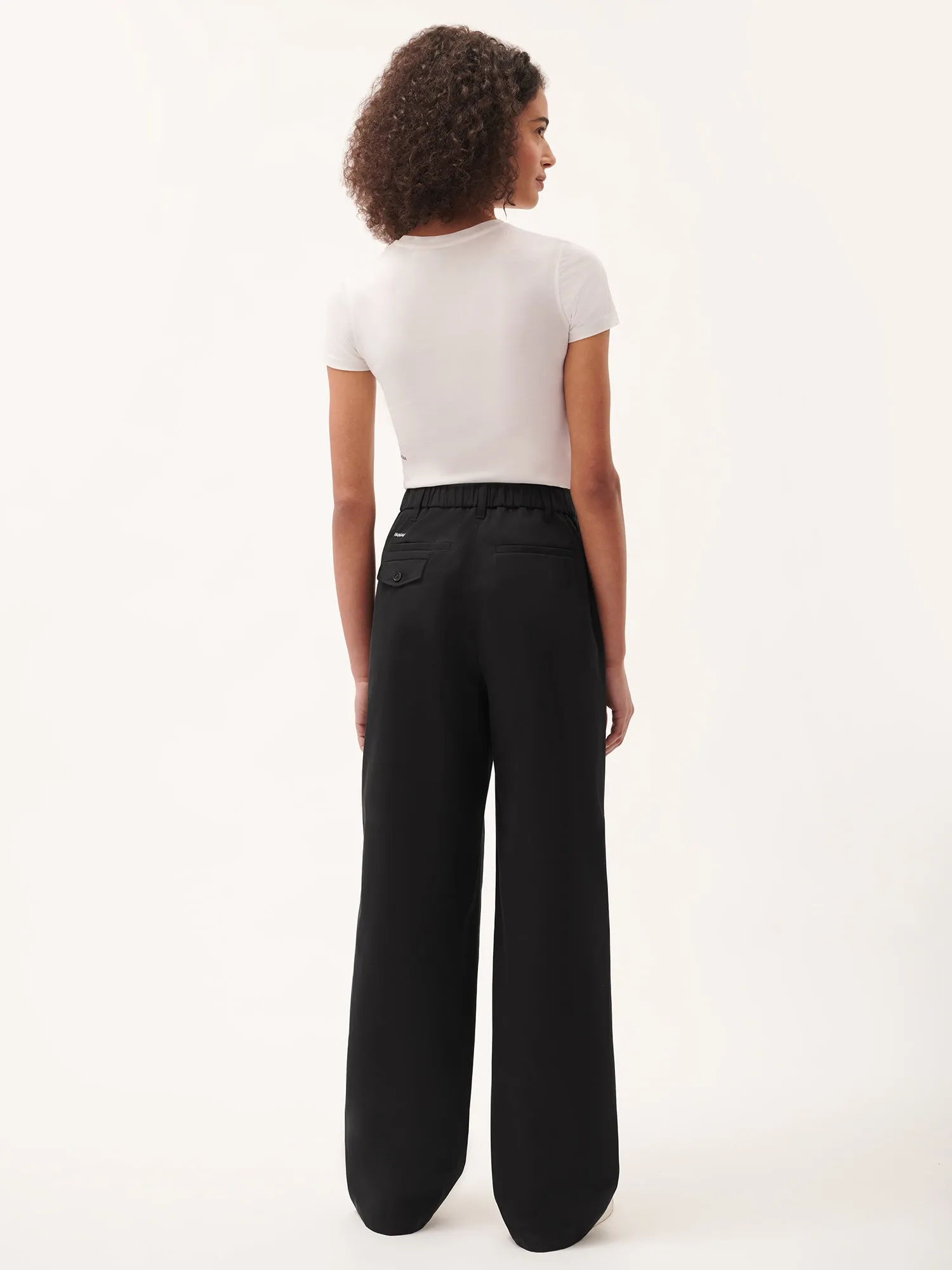 Women's DNA Straight Leg Trousers—black